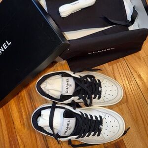 CHANEL Monochrome Athletic Sneakers
